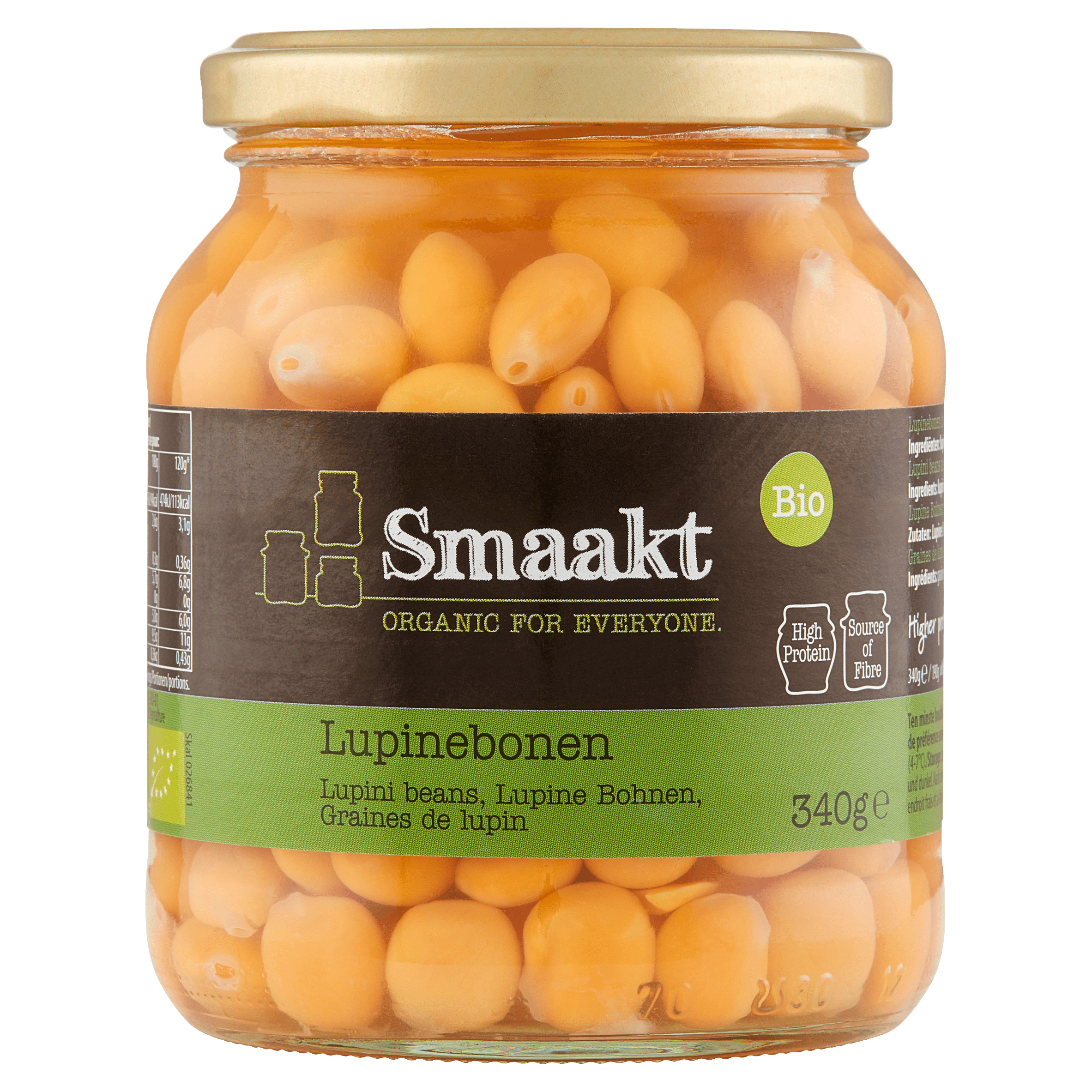 Smaakt Lupinebonen bio