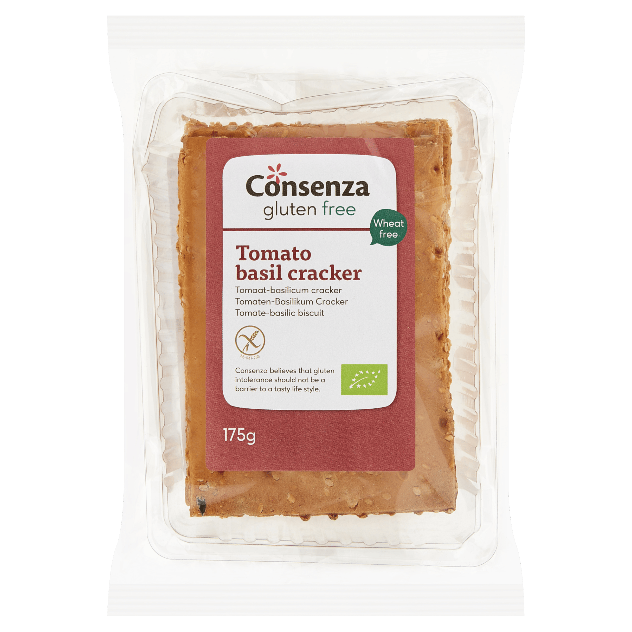Consenza GV Cracker tomaat basilicum bio