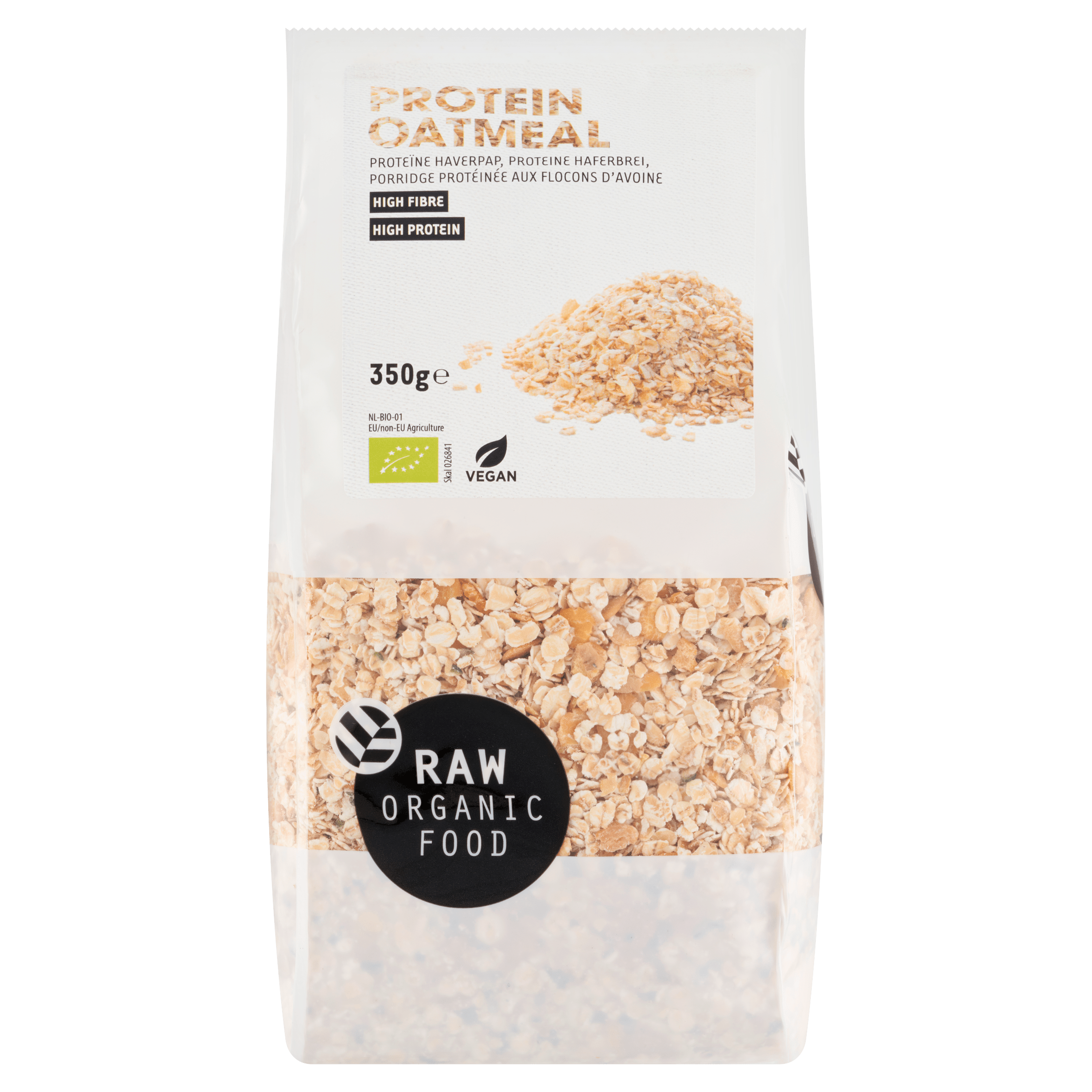 Raw Organic Food Protein oatmeal - bio