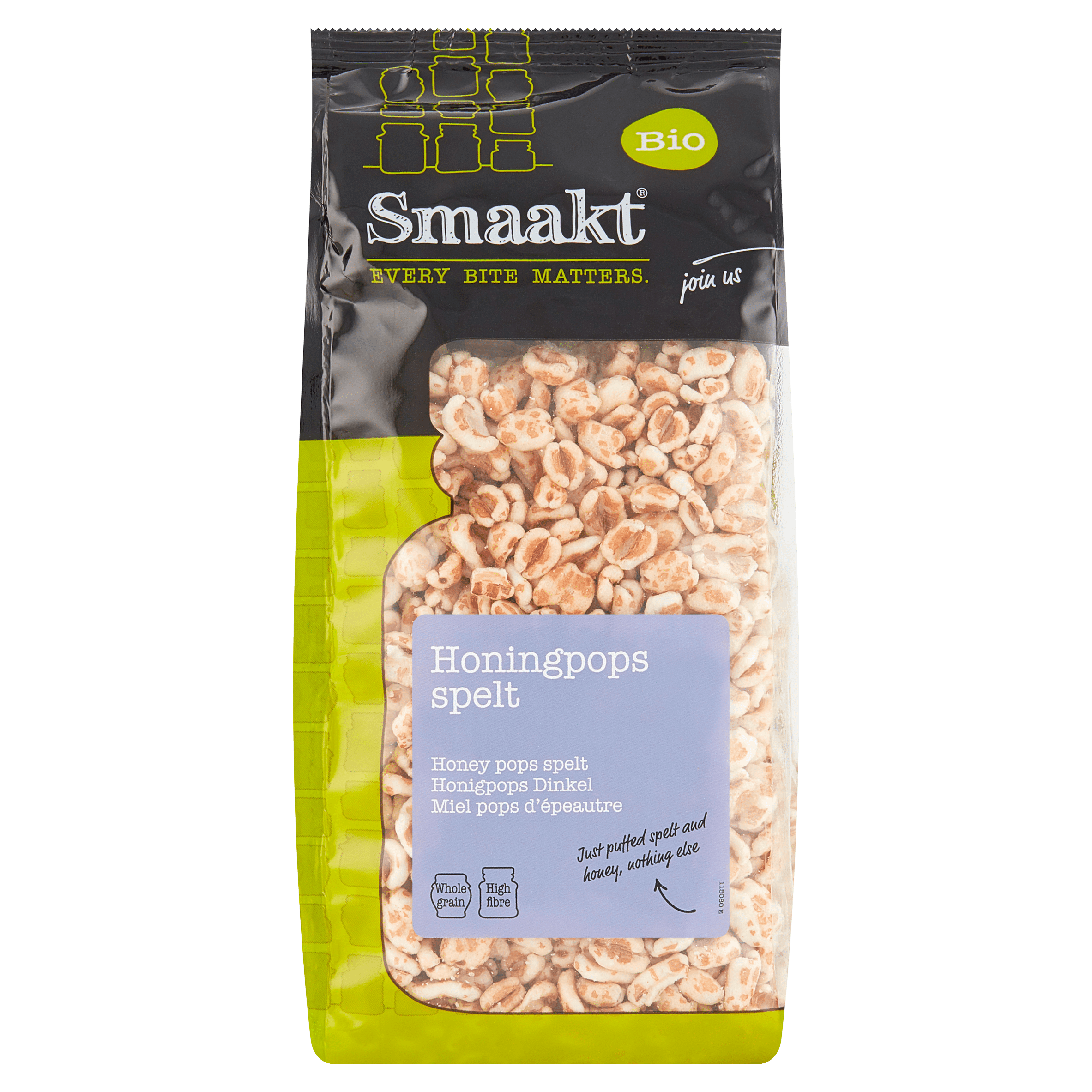 Smaakt Honingpops spelt bio