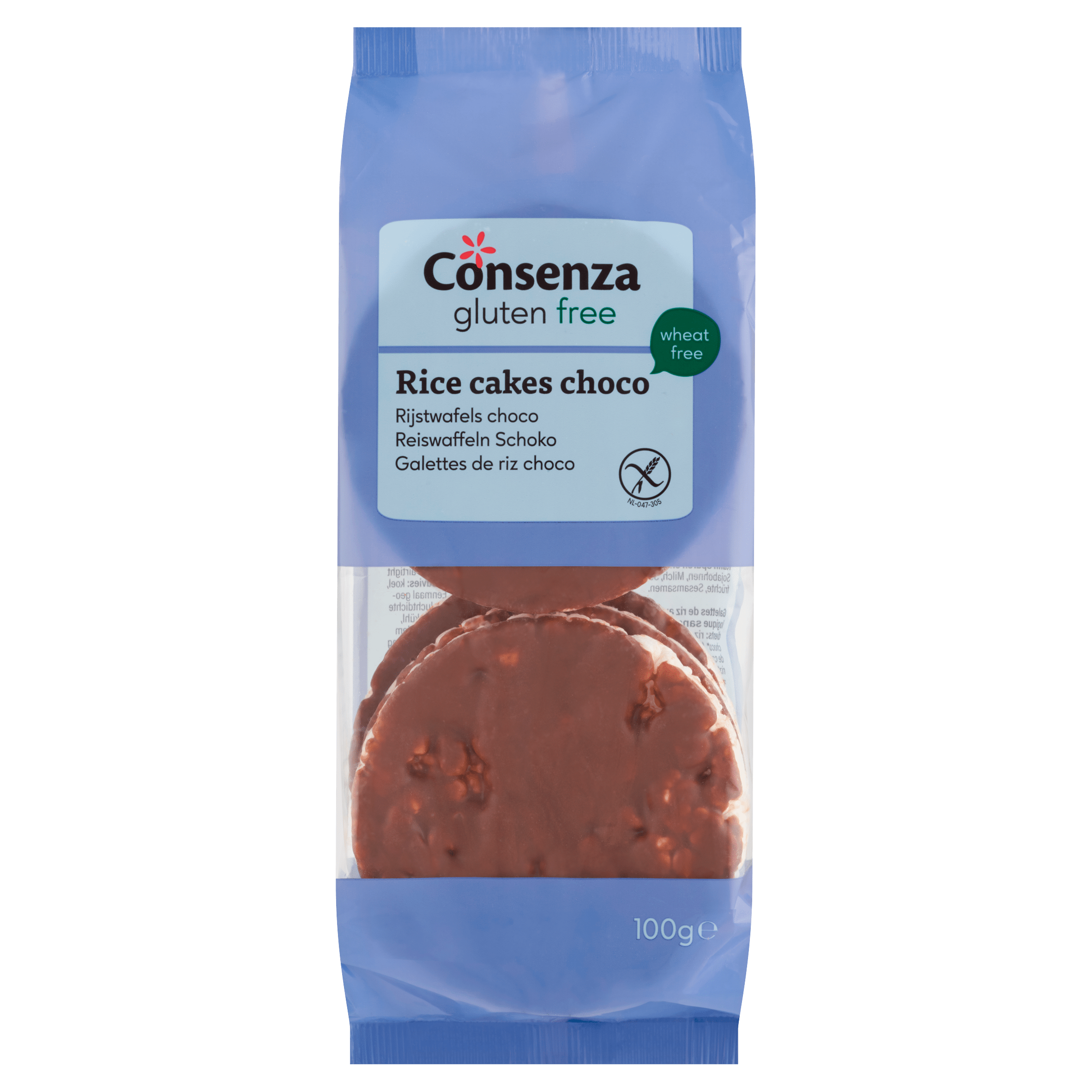 Consenza GV Rijstwafels choco vegan bio