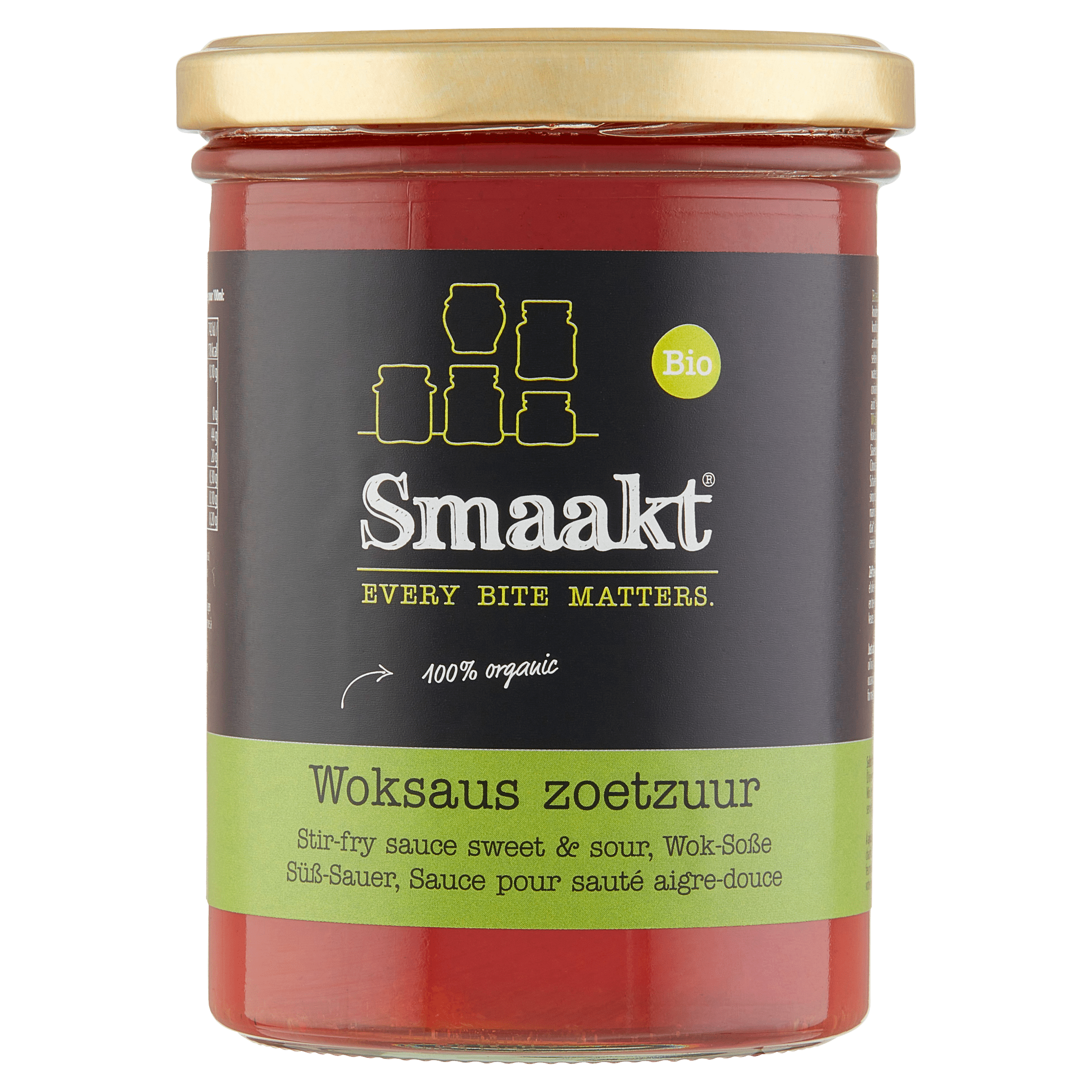 Smaakt Woksaus sweet & sour biologisch