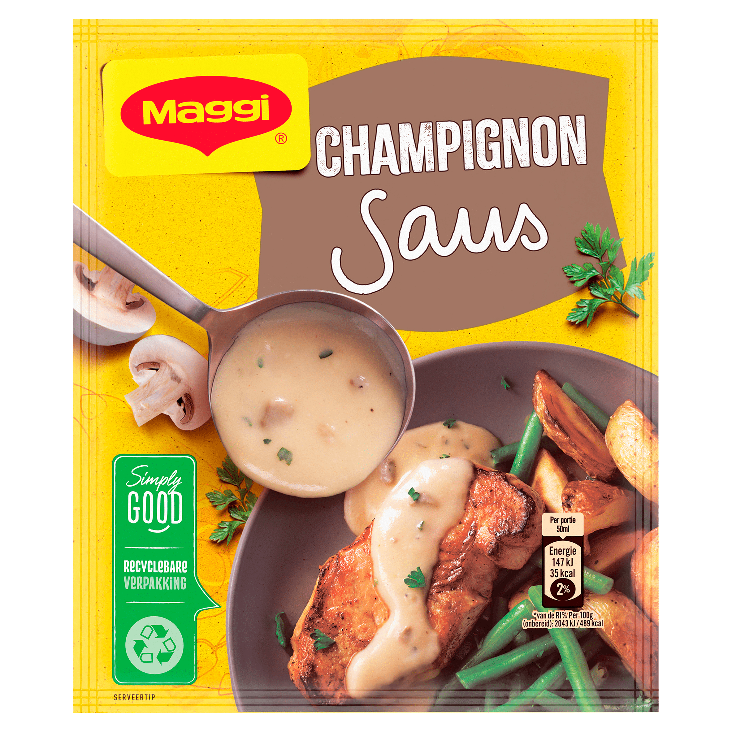 Maggi Mix voor champignonsaus