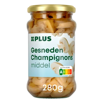 PLUS Gesneden champignons
