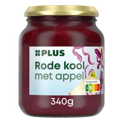 PLUS Rode kool met appel