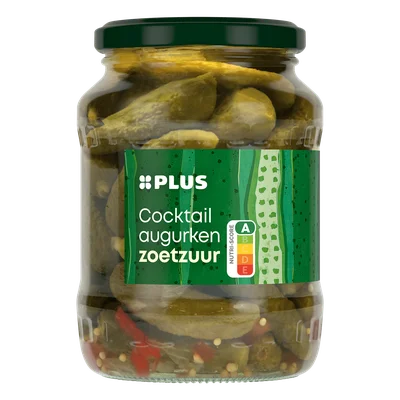 PLUS Cocktail augurken zoetzuur