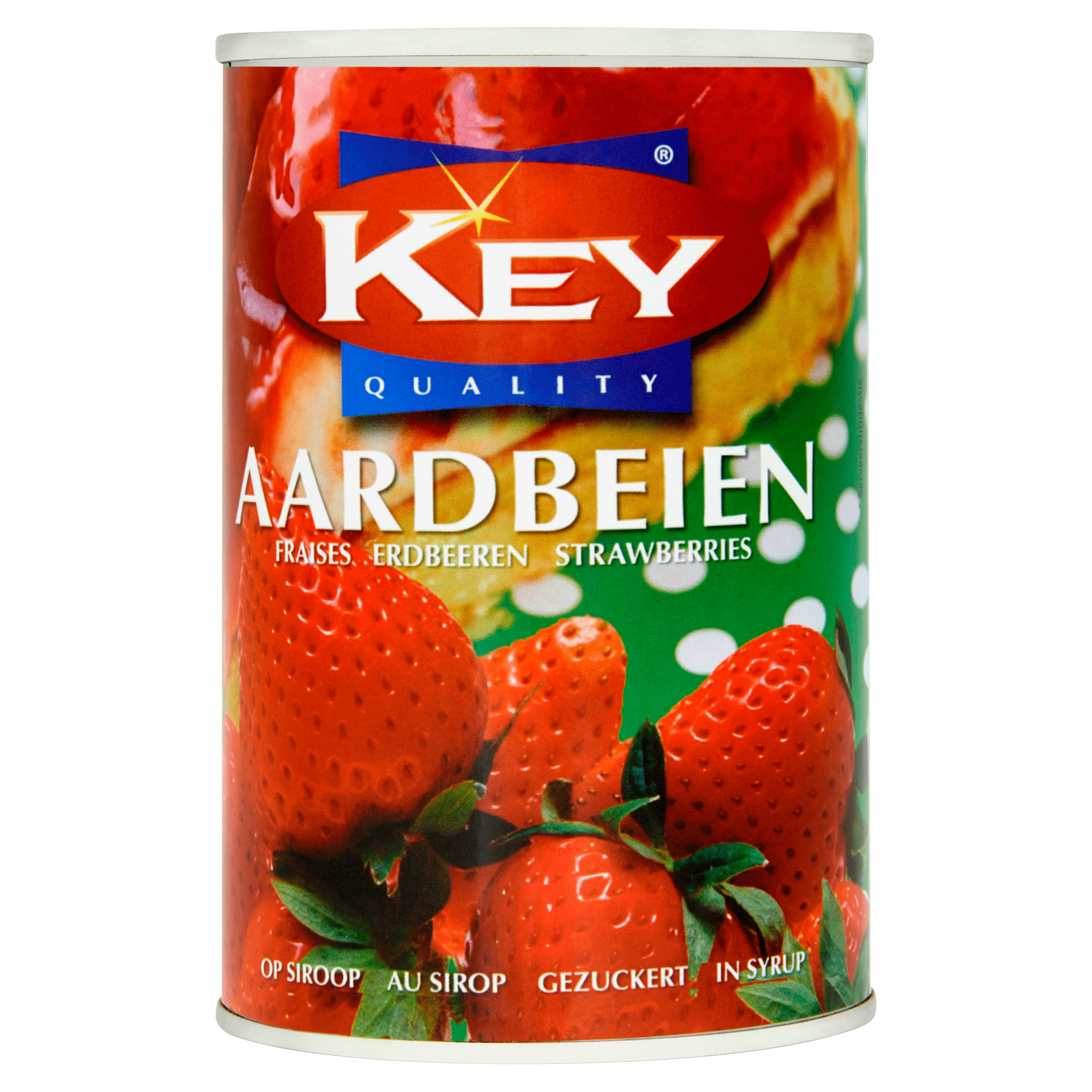 Key Aardbeien op siroop