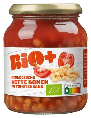 BIO+ Witte bonen in tomatensaus