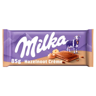 Milka Chocoladereep Hazelnoot Creme