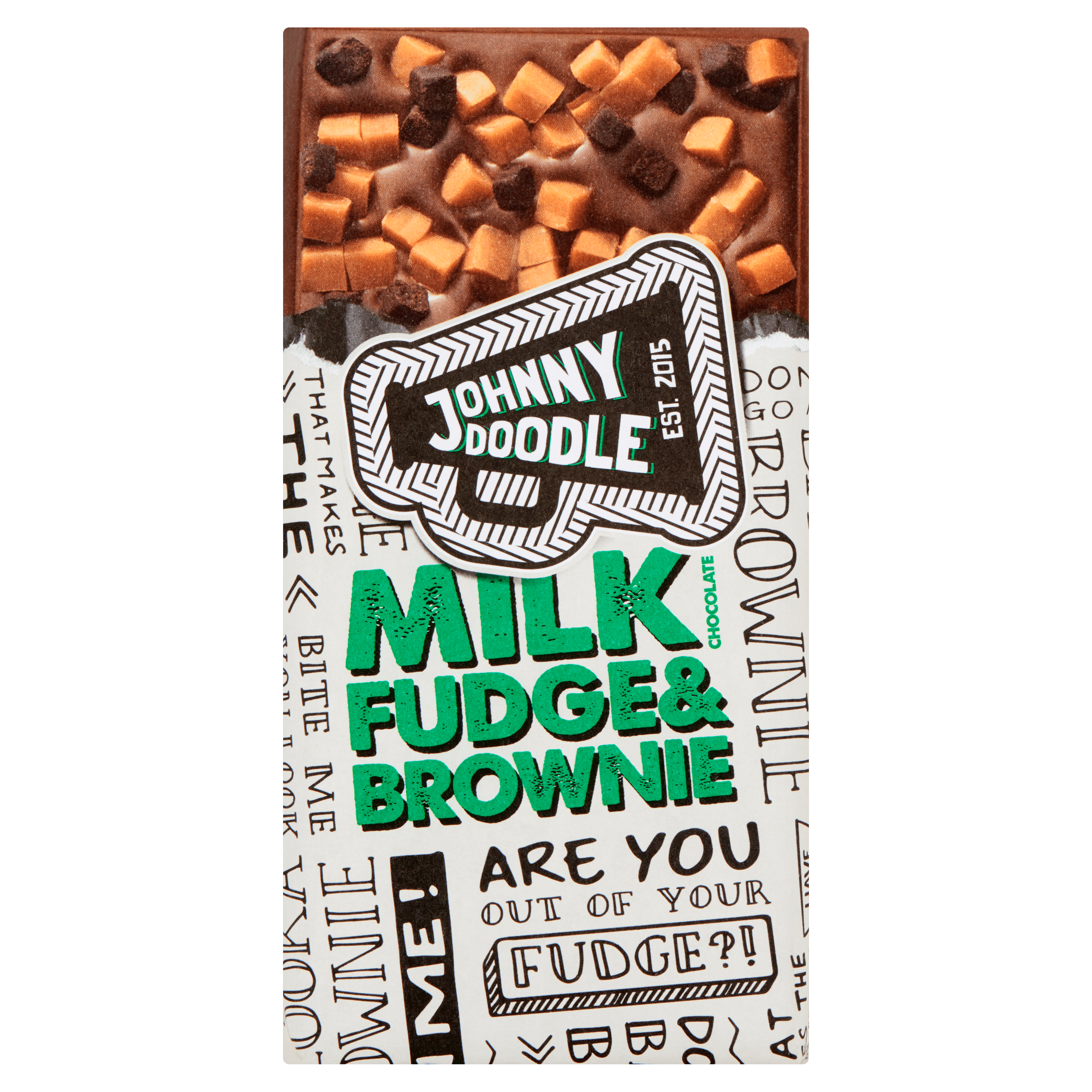 Johnny Doodle Milk fudge & brownie