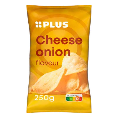 PLUS Chips cheese onion