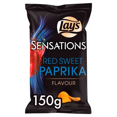 Lays Sensations chips red sweet paprika