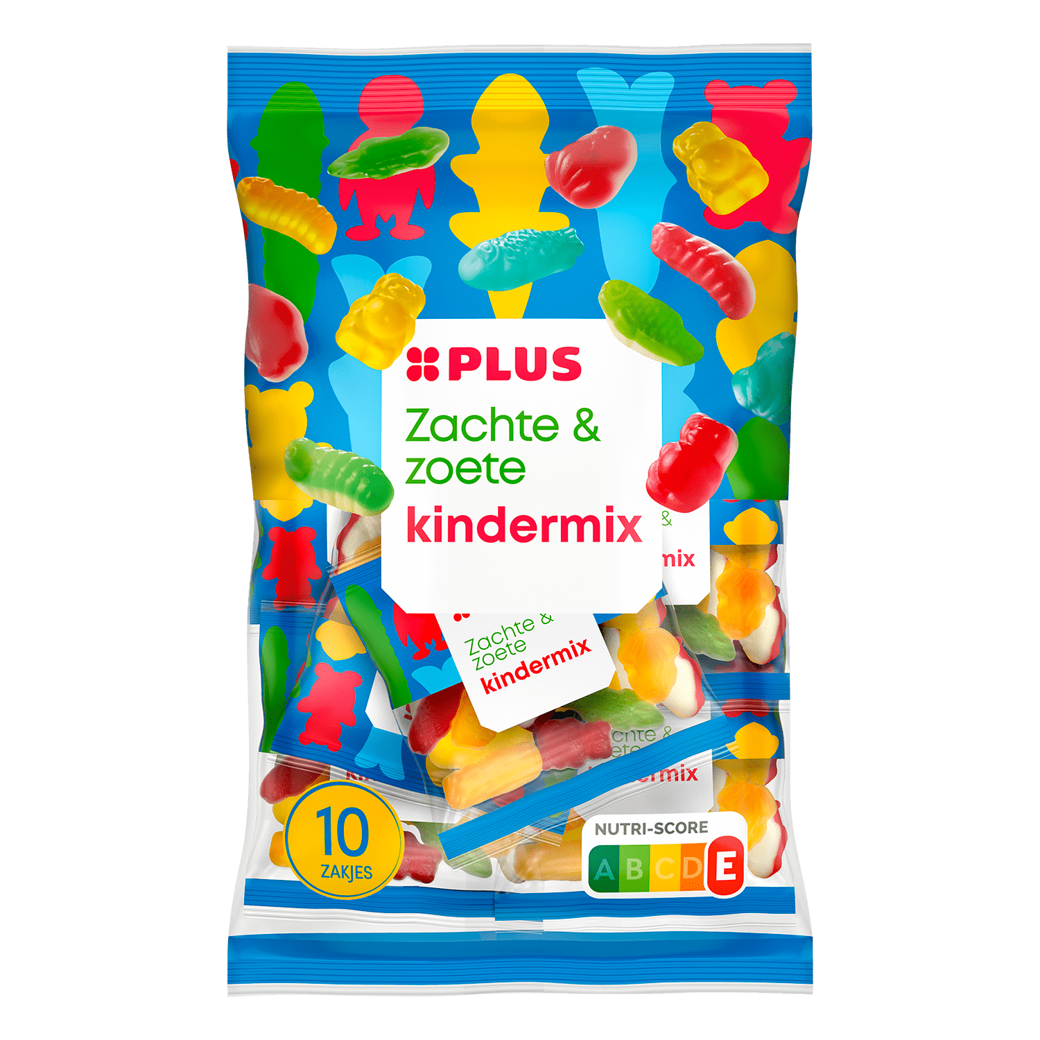 PLUS Zacht en zoete uitdeelmix 10 zakjes