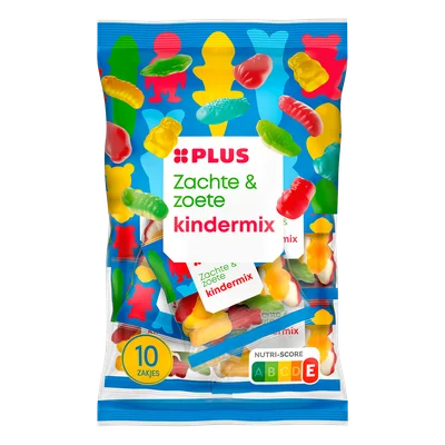 PLUS Zacht en zoete uitdeelmix 10 zakjes