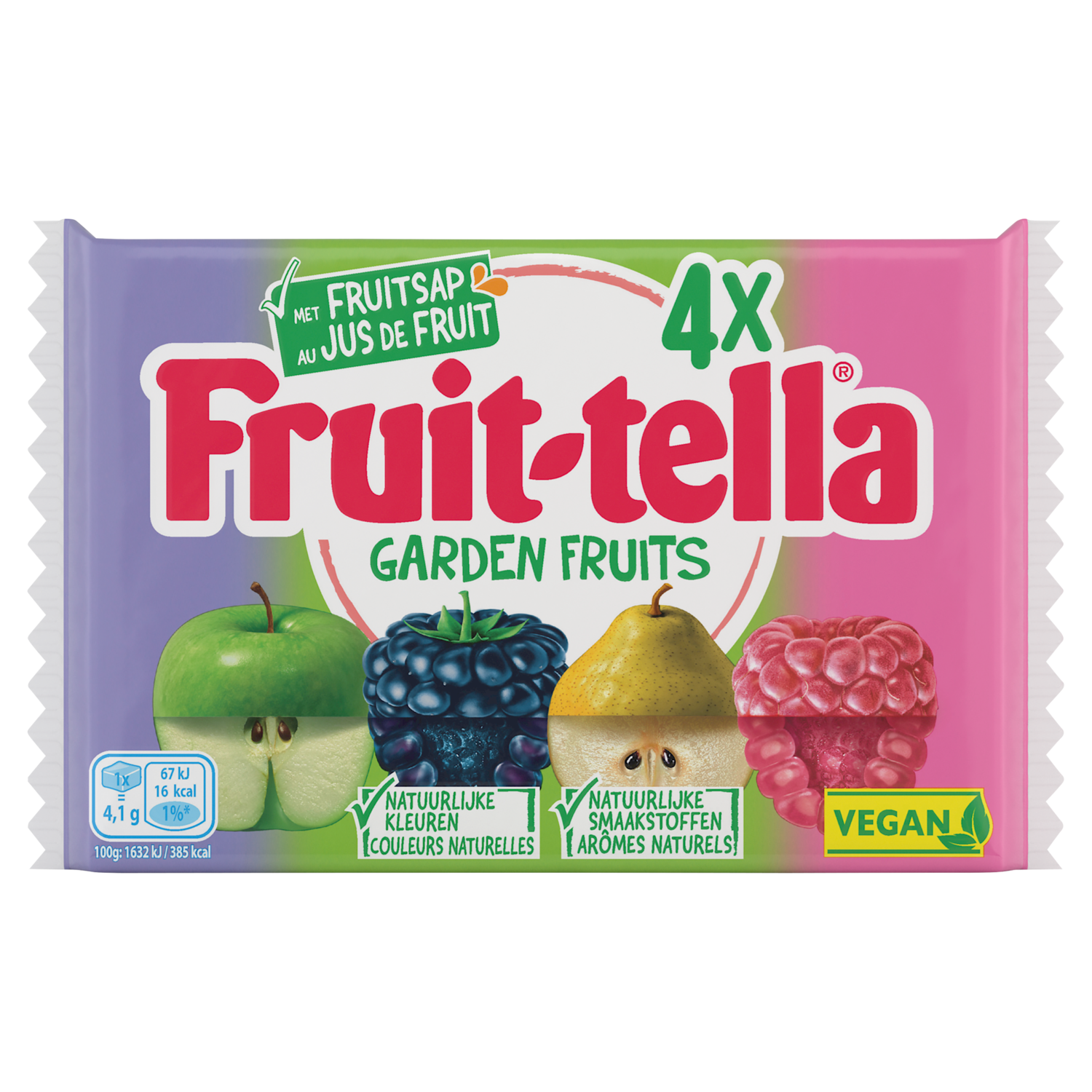 Fruittella Garden fruits vegan 4-pack