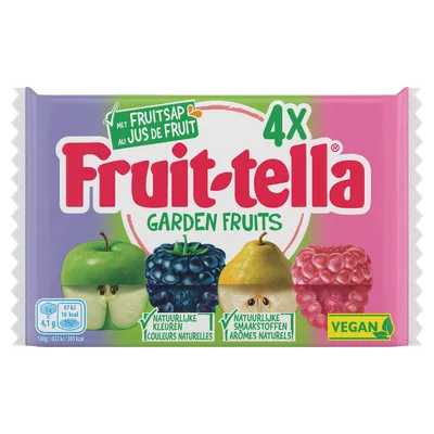 Fruittella Garden fruits vegan 4-pack