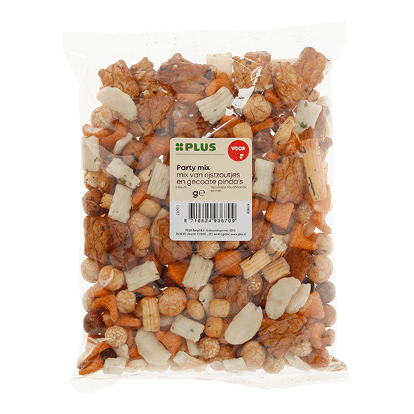 PLUS Partymix rijstzoutjes