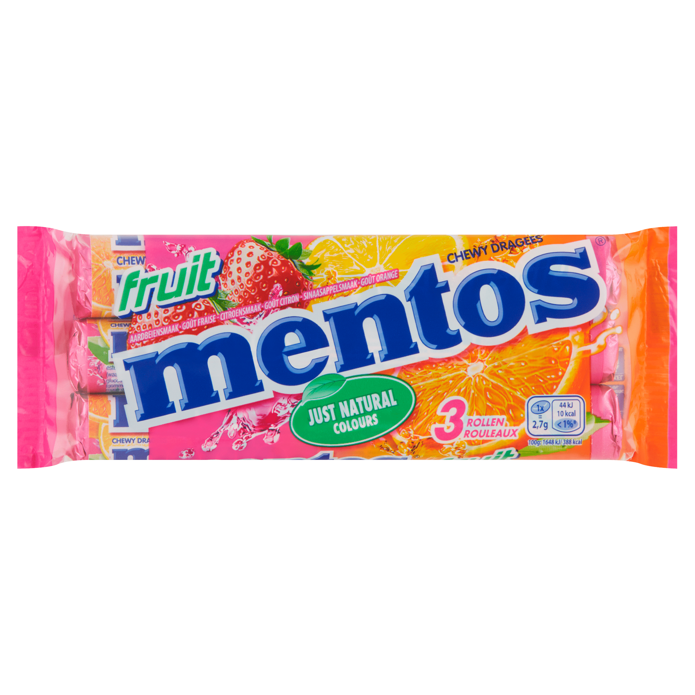 Mentos Fruit 3-pack