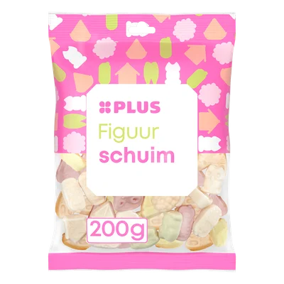 PLUS Snoep figuurschuim