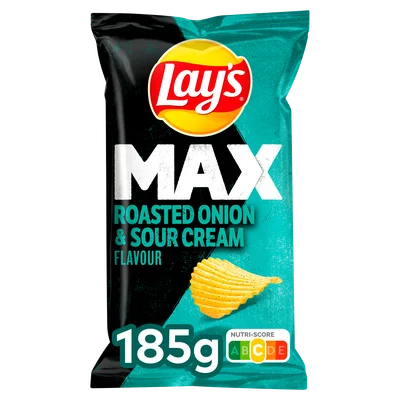 Lays Max Roasted Onion & sour cream