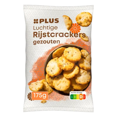 PLUS Luchtige rijstcrackers