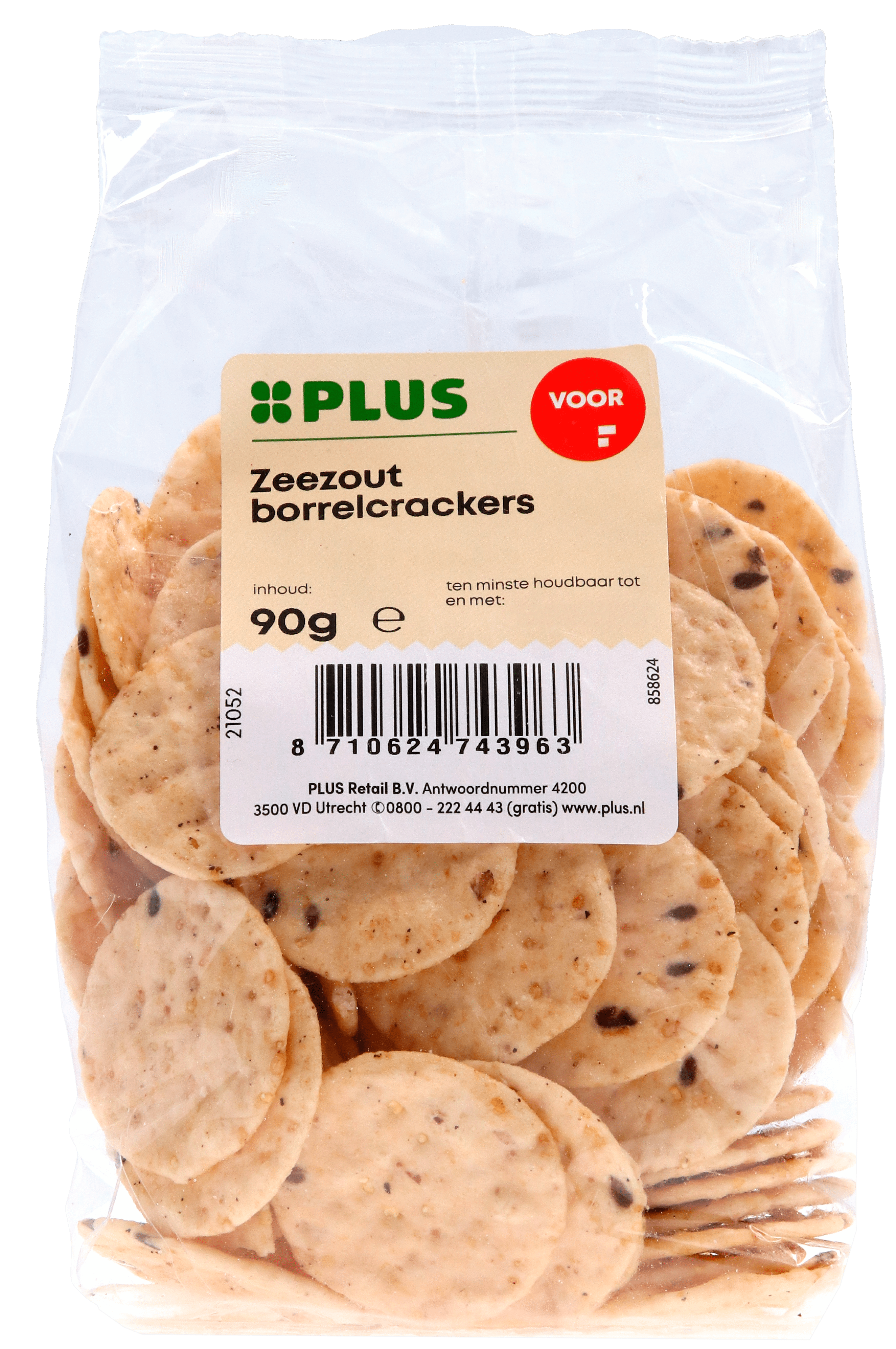 PLUS Borrelcracker zeezout