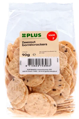 PLUS Borrelcracker zeezout