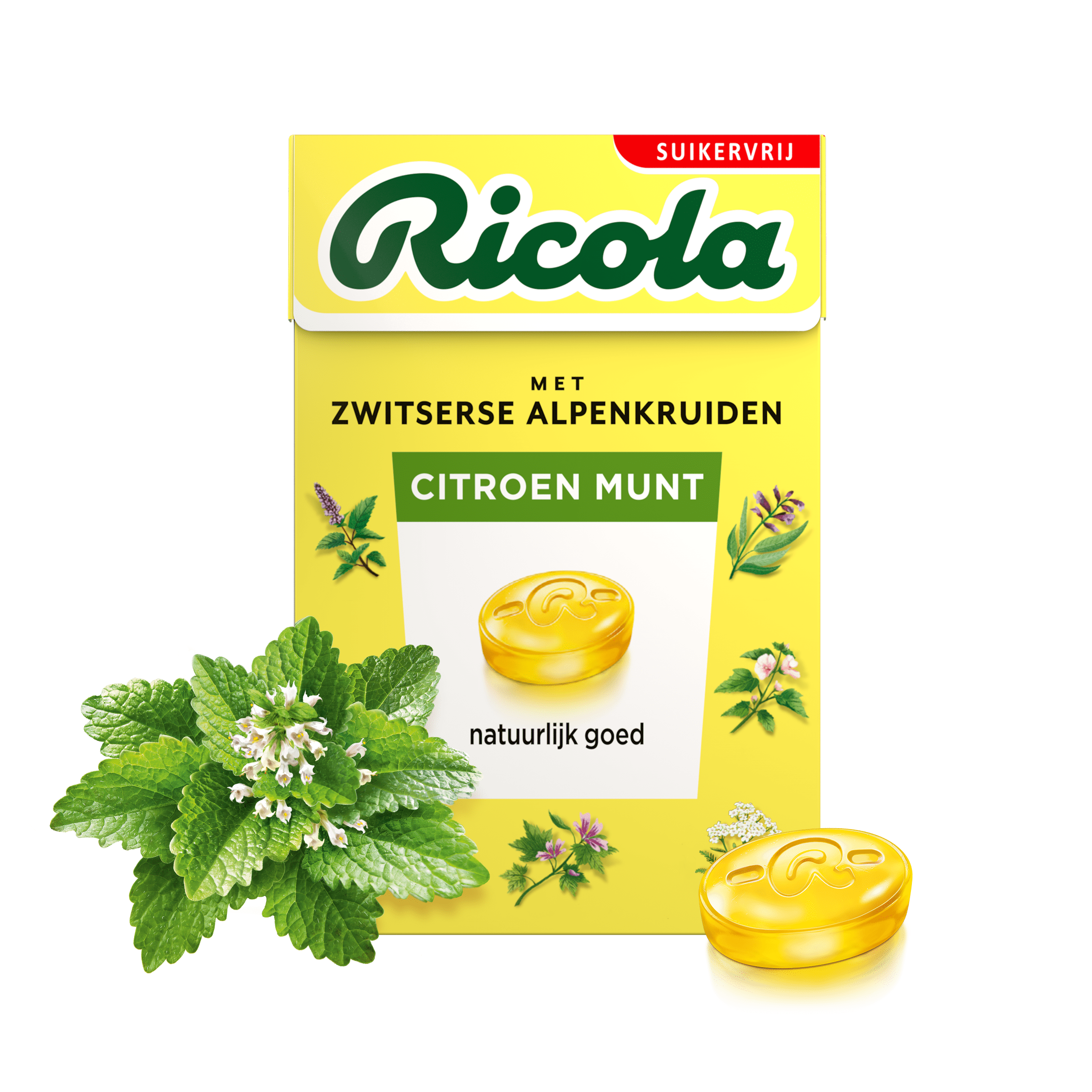 Ricola Lemon mint box (suikervrij)