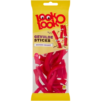 Look o Look Look-O-Look Gevulde Kersen Sticks