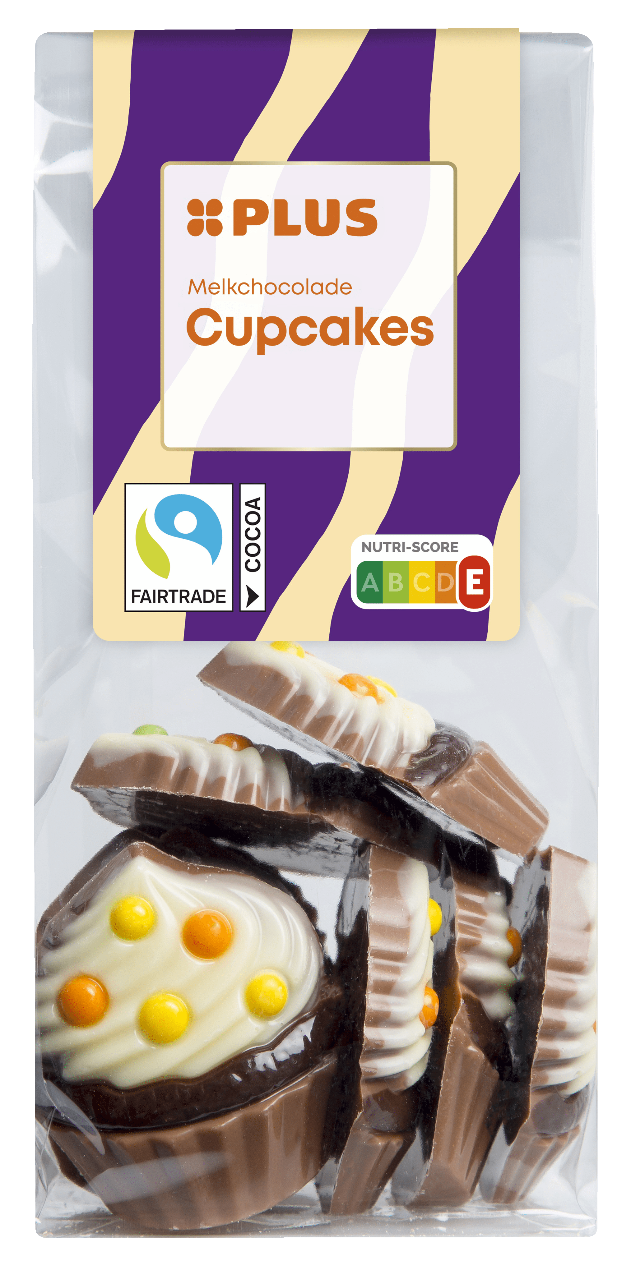 PLUS Chocoladefiguren cupcakes melk