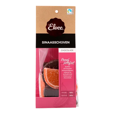 Elvee Sinaasschijven met chocolade