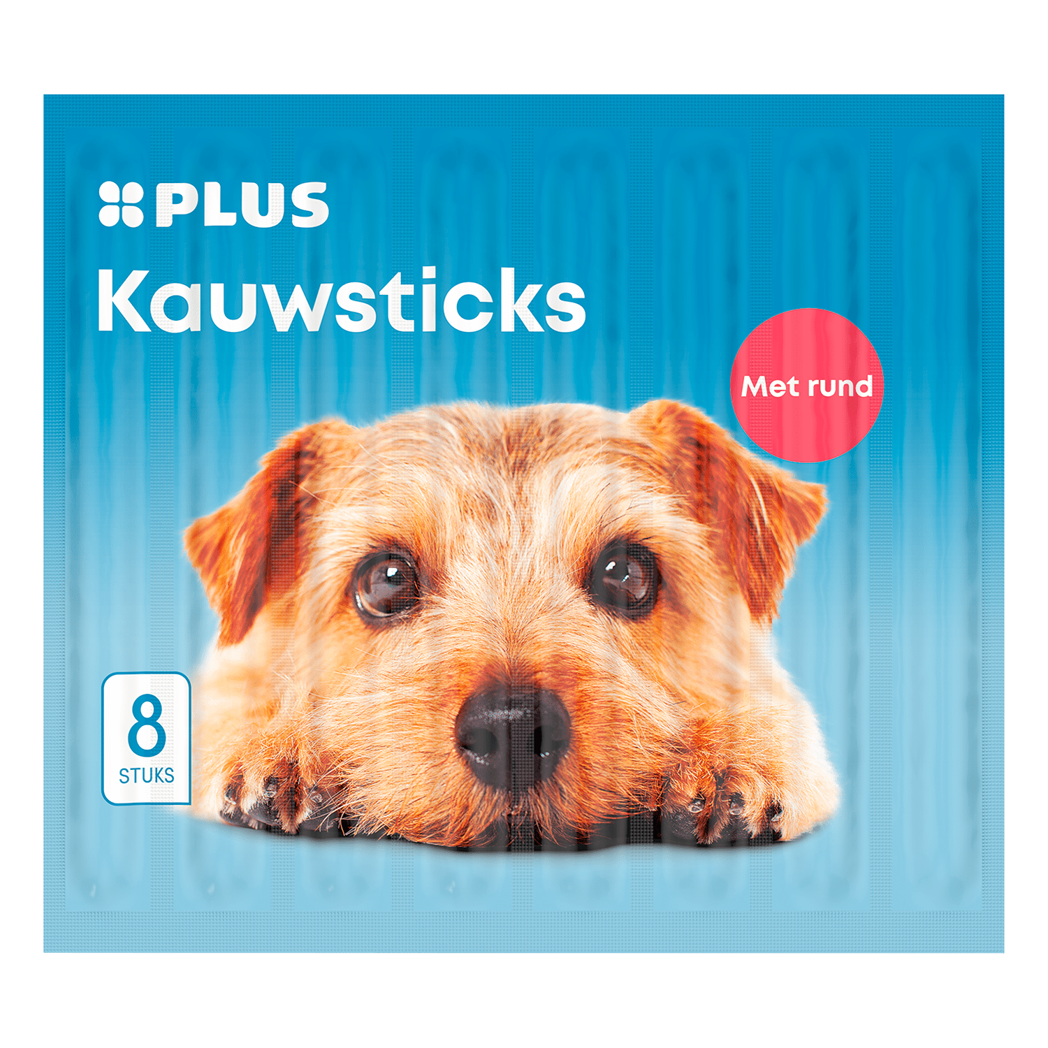 PLUS Kauwsticks rund 8 x 11 grm