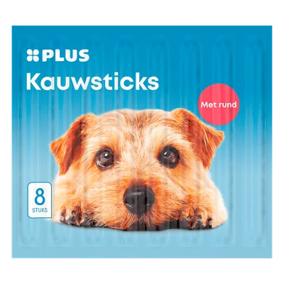 PLUS Kauwsticks rund 8 x 11 grm