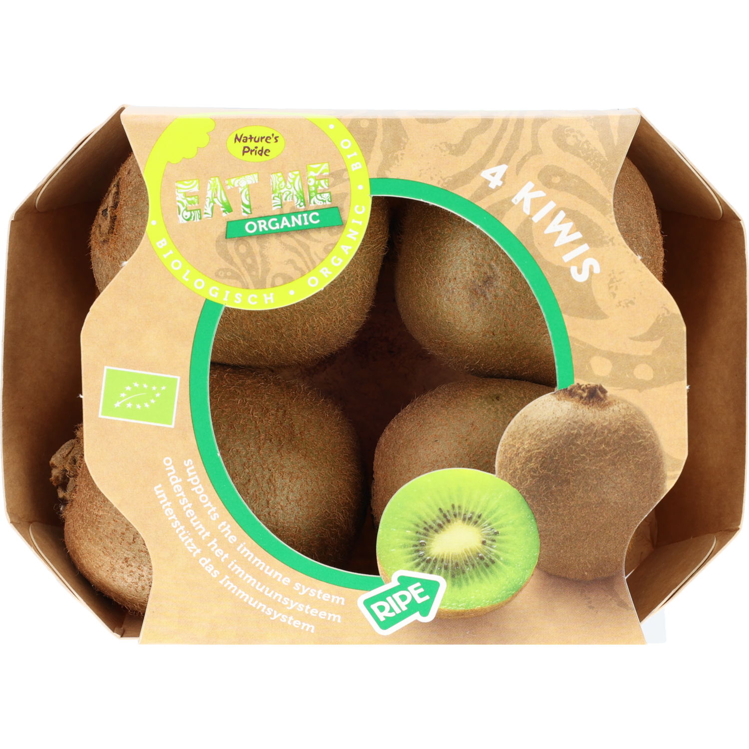Eat Me Bio kiwi verpakt
