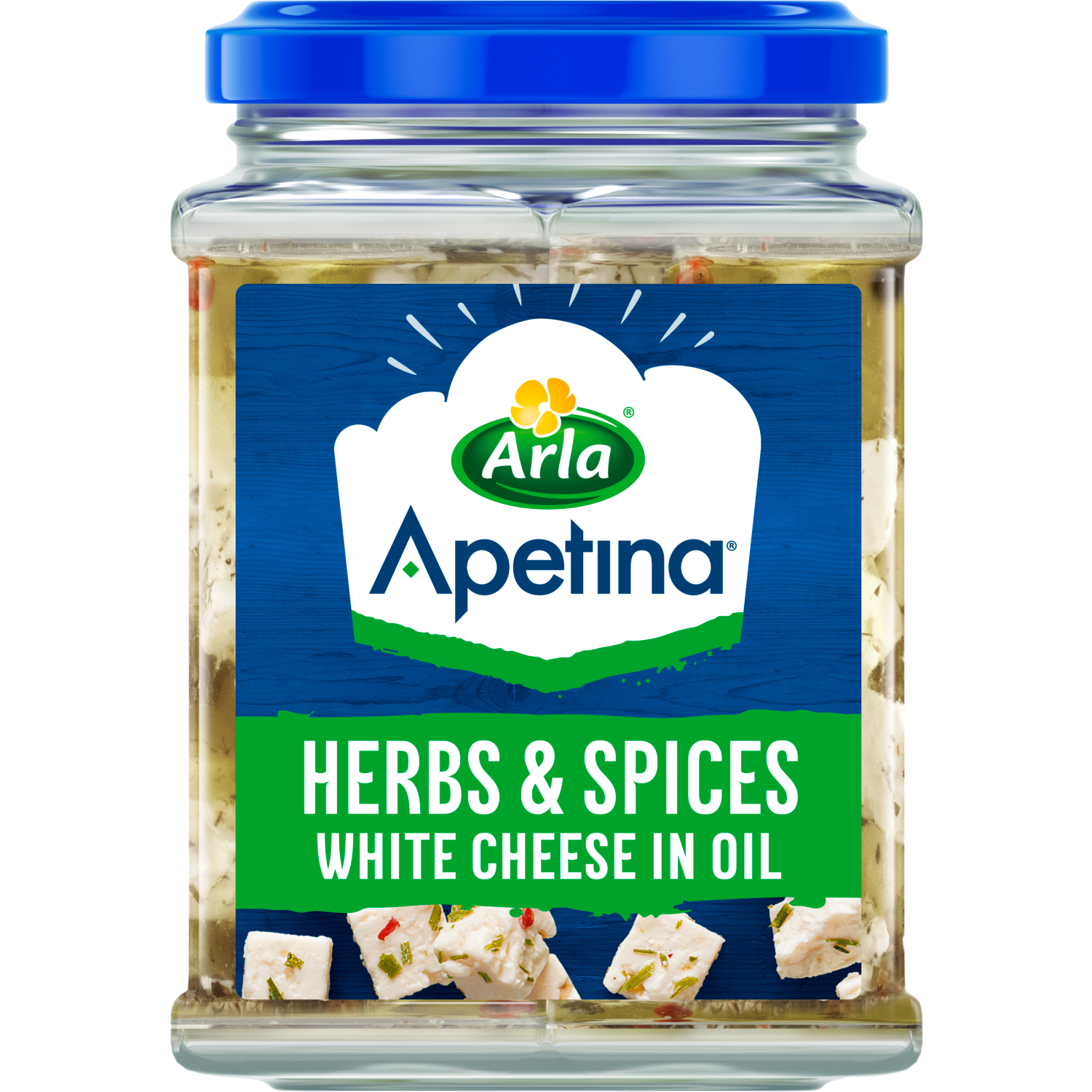 Apetina Classic 45+ kaasblokjes in olie