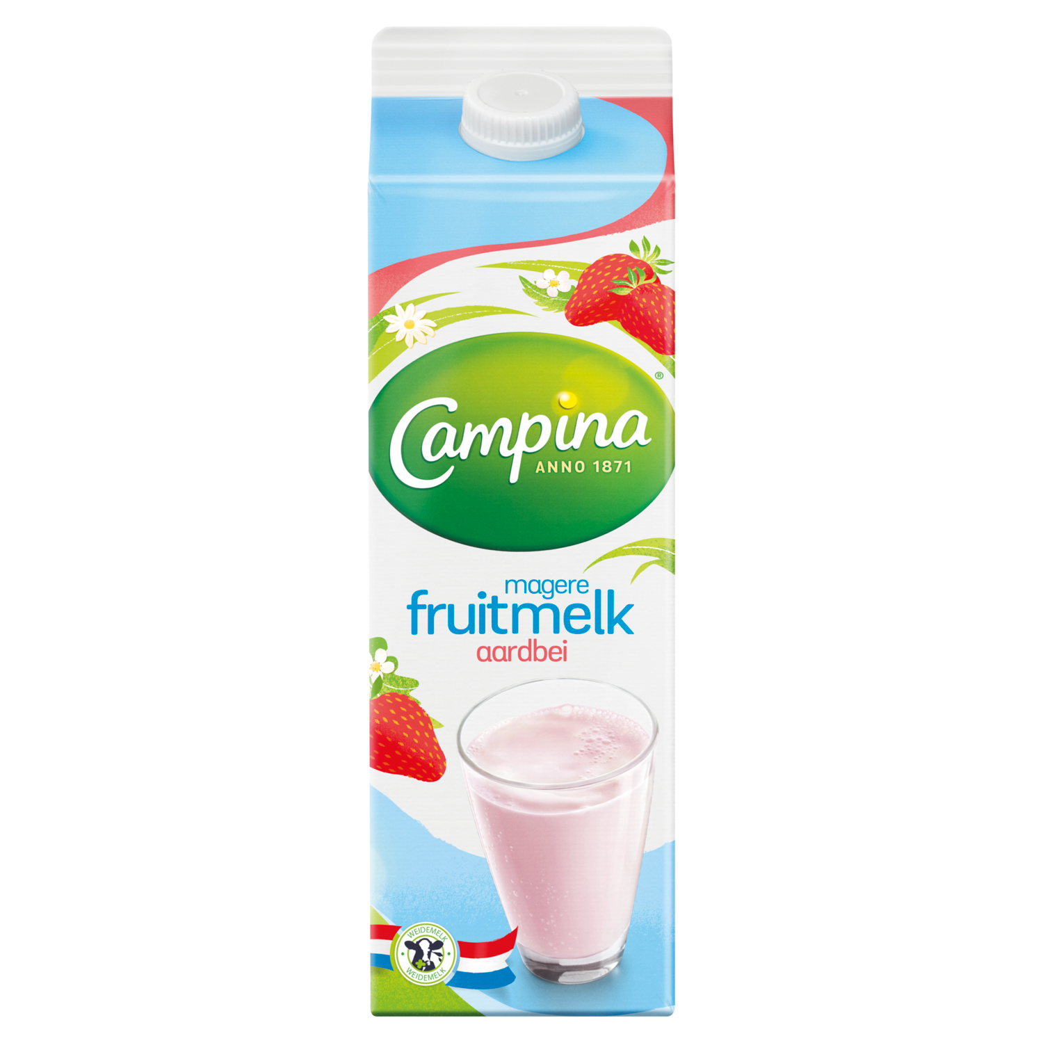 Campina Fruitmelk aardbei