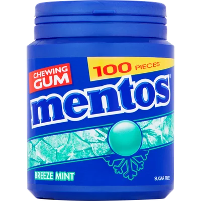 Mentos Kauwgom mighty mint XL 100 stuks
