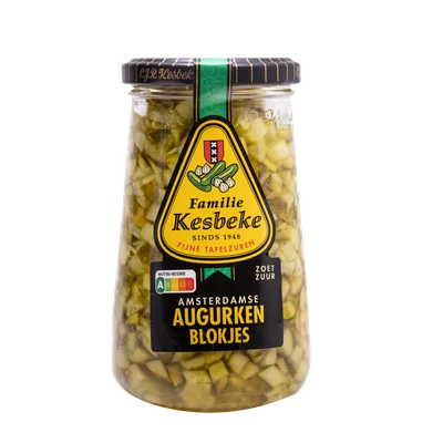Kesbeke Augurken blokjes zoetzuur