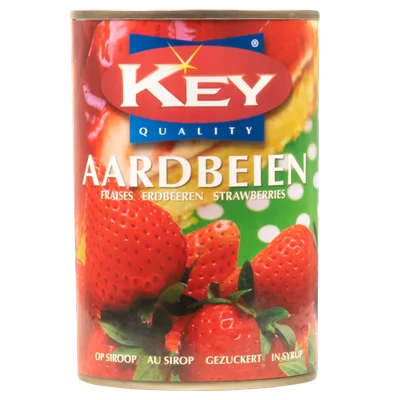 Key Aardbeien op siroop