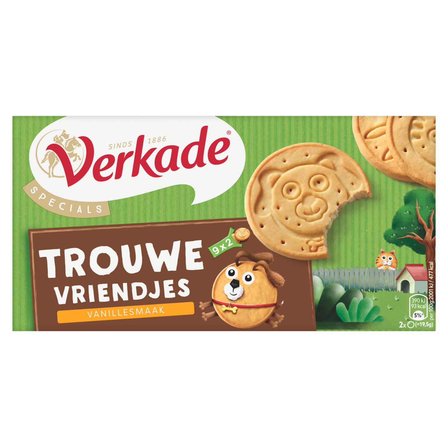 Verkade Trouwe vriendjes 9 x 2 stuks