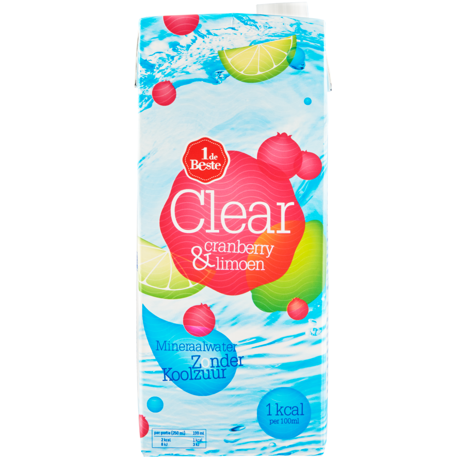 1 de Beste Clear cranberry-limoen