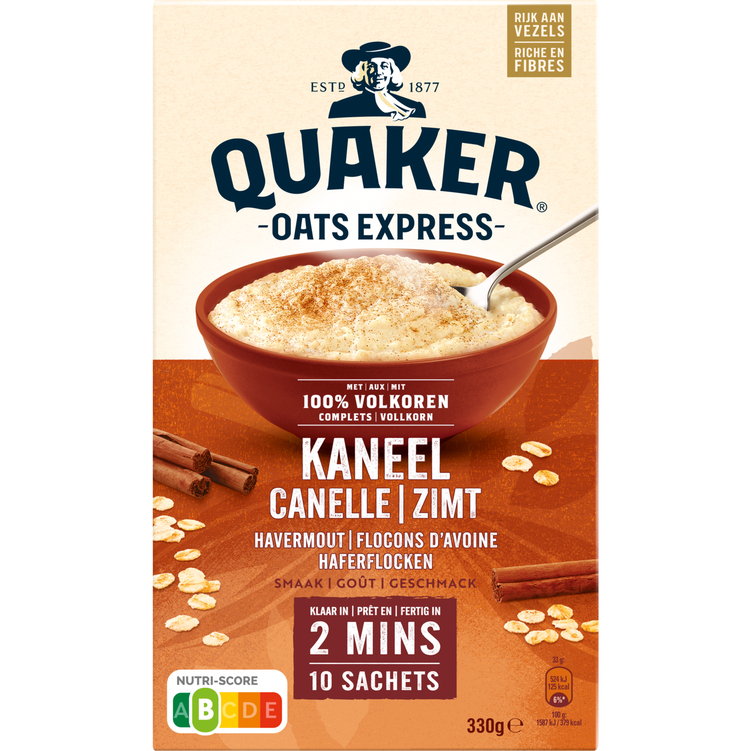 Quaker Havermout kaneel