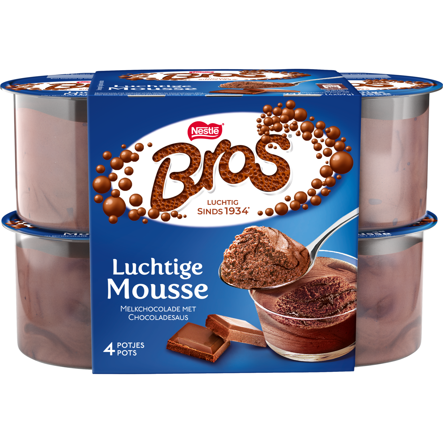 Nestlé Bros melkchocolade mousse