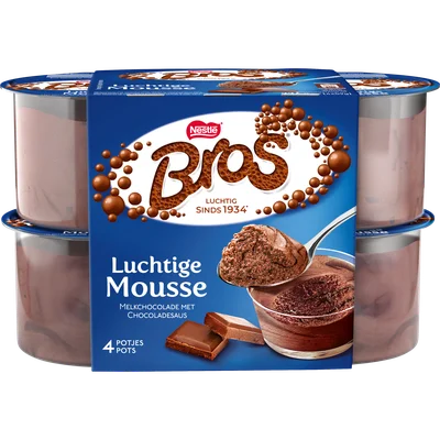 Nestlé Bros melkchocolade mousse