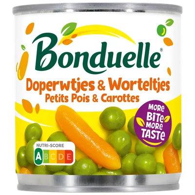 Bonduelle Doperwtjes & worteltjes extra fijn