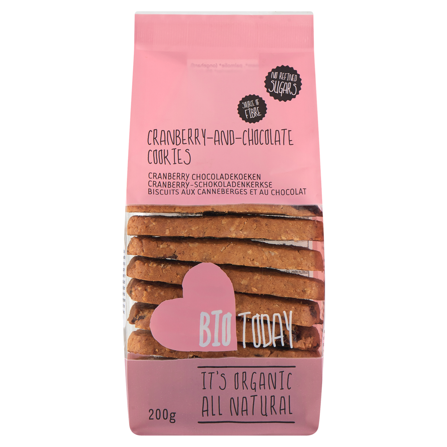 BioToday Cranberry chocoladekoeken