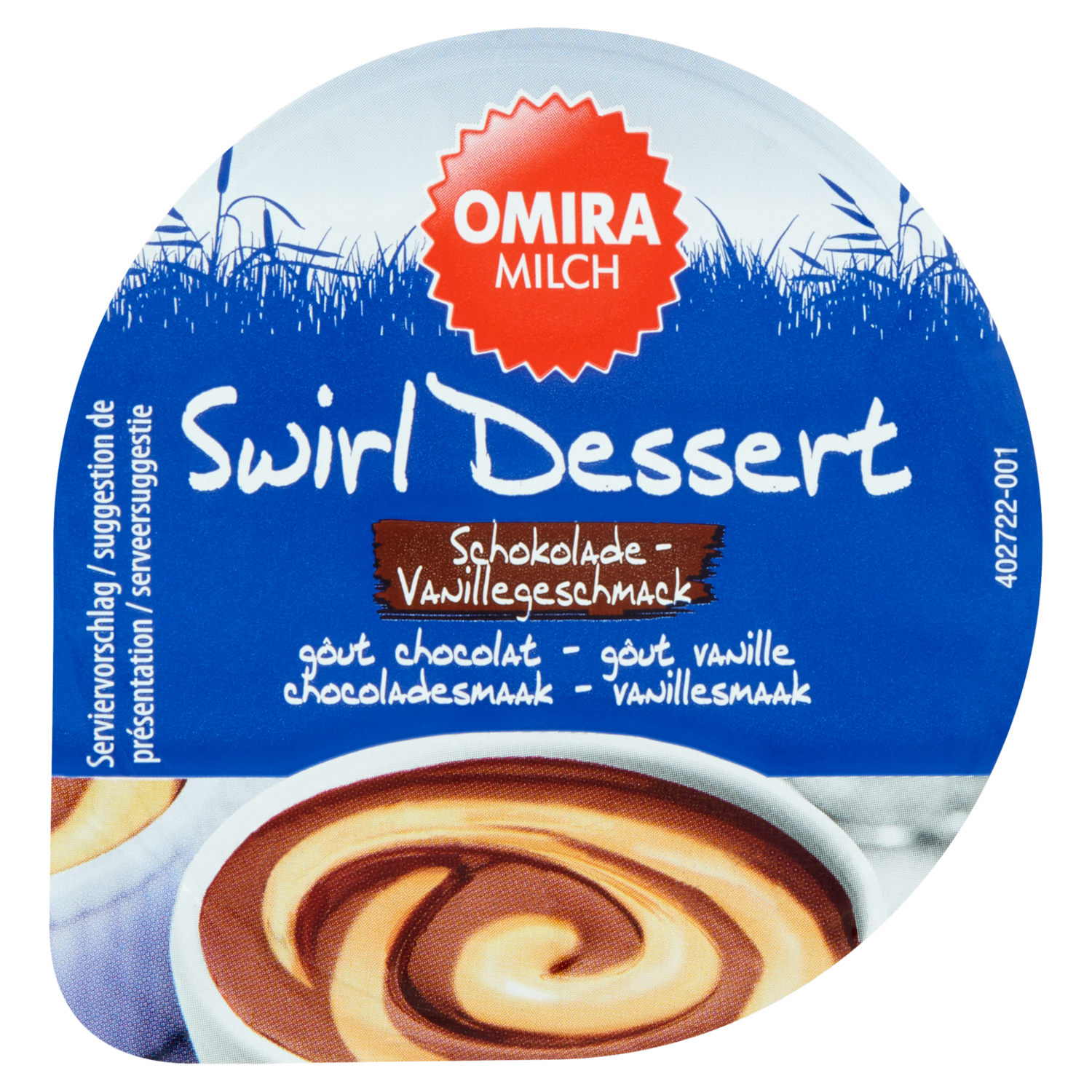 Omira Pudding chocolade- en vanille
