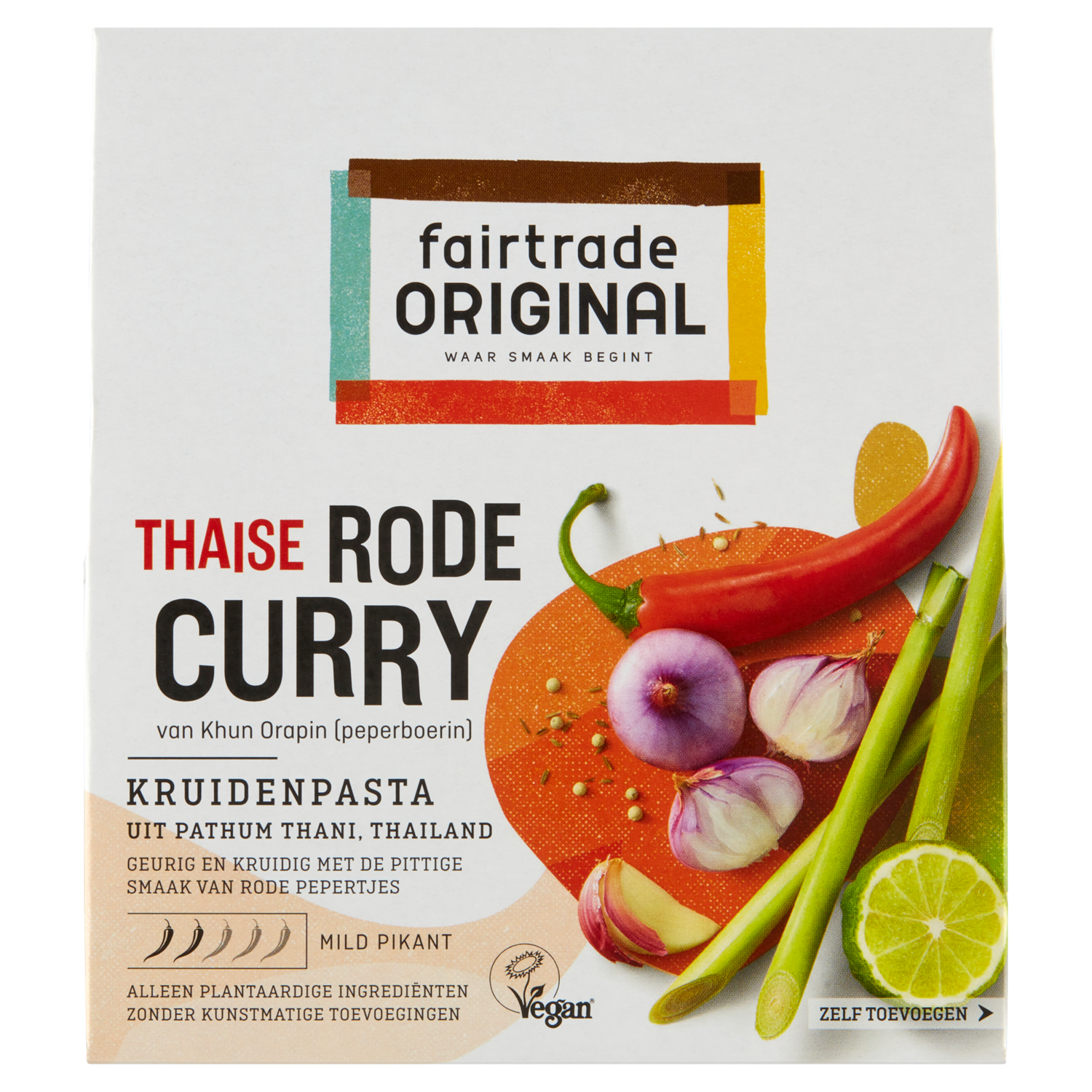 Fairtrade Kruidenpasta rode curry