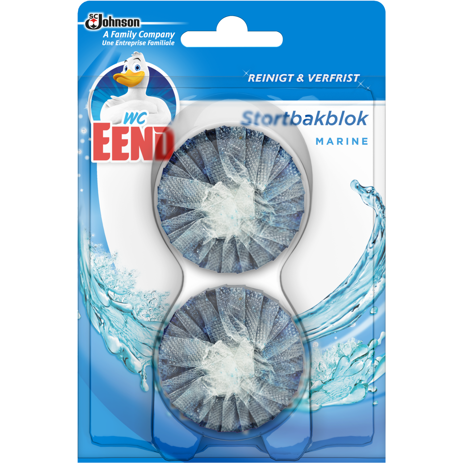 WC-Eend Toiletblok stortbakblok blauw