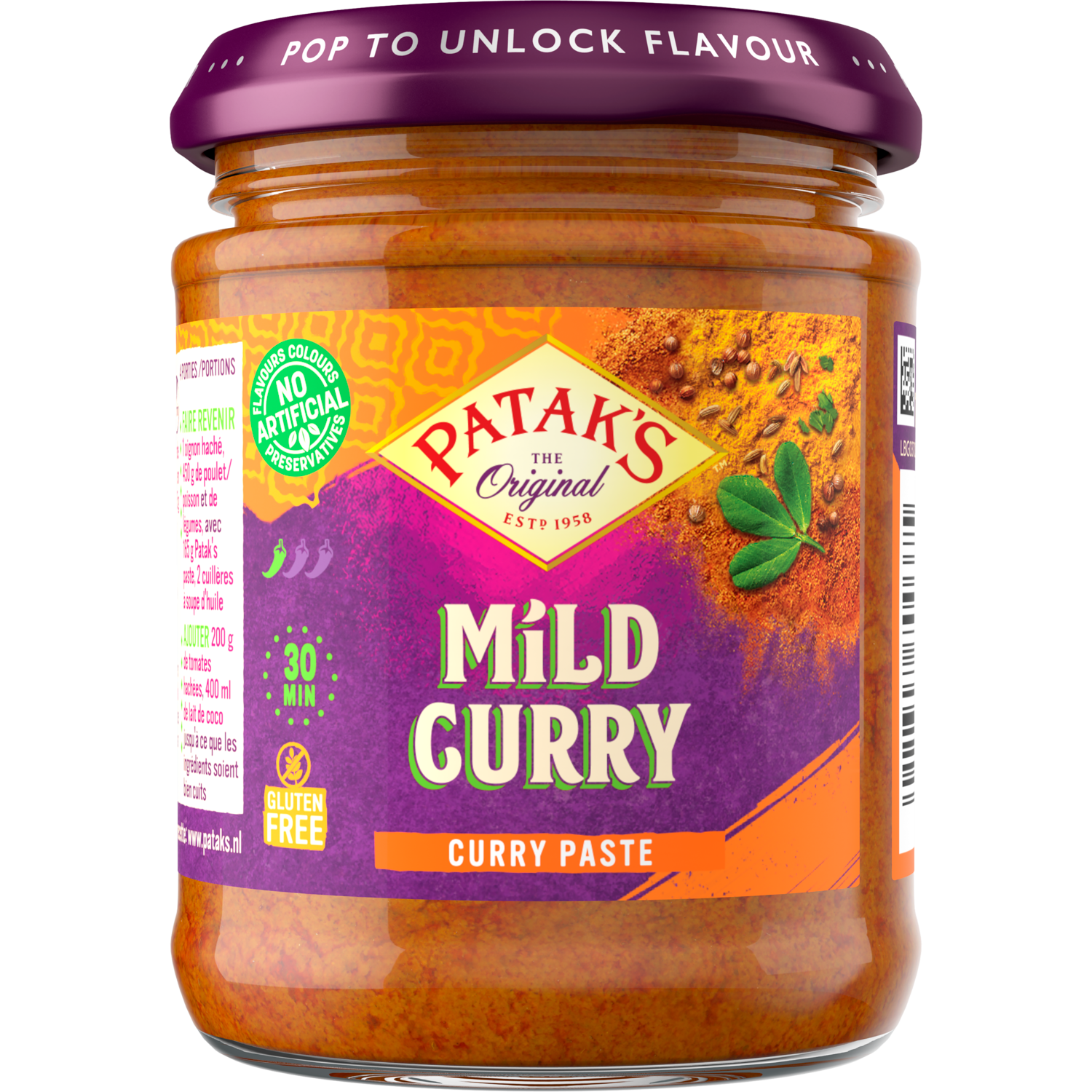 Patak's Kruidenpasta milde curry